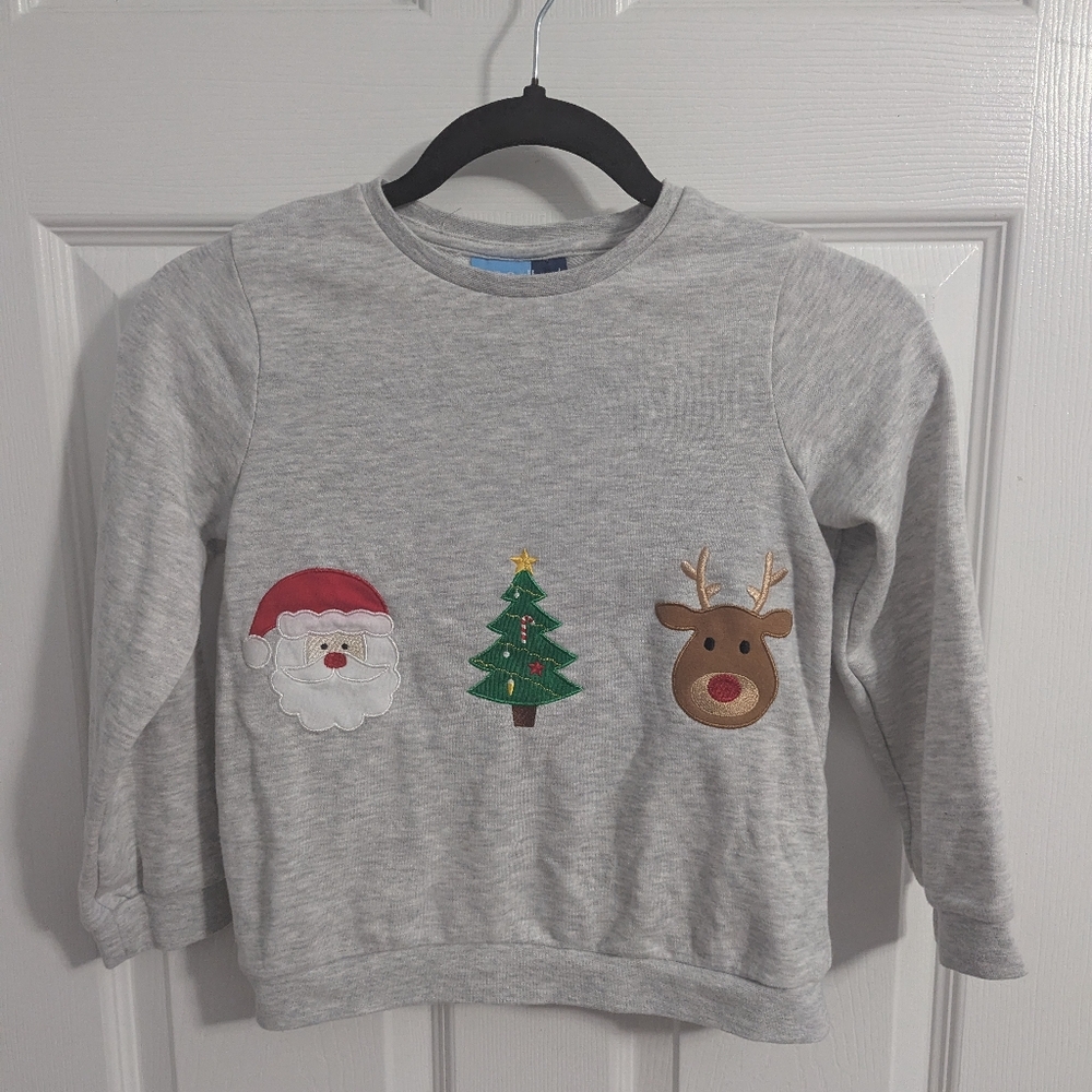 Christmas sweatshirt size 7